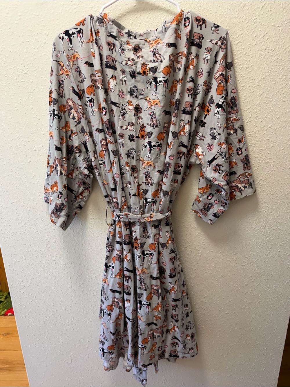 Vera Bradley dog show Gray Robe - Picture 7 of 9